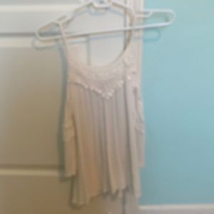 Boho cold shoulder top